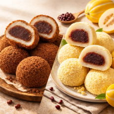 포슬포슬 카스테라 찹쌀떡 2종